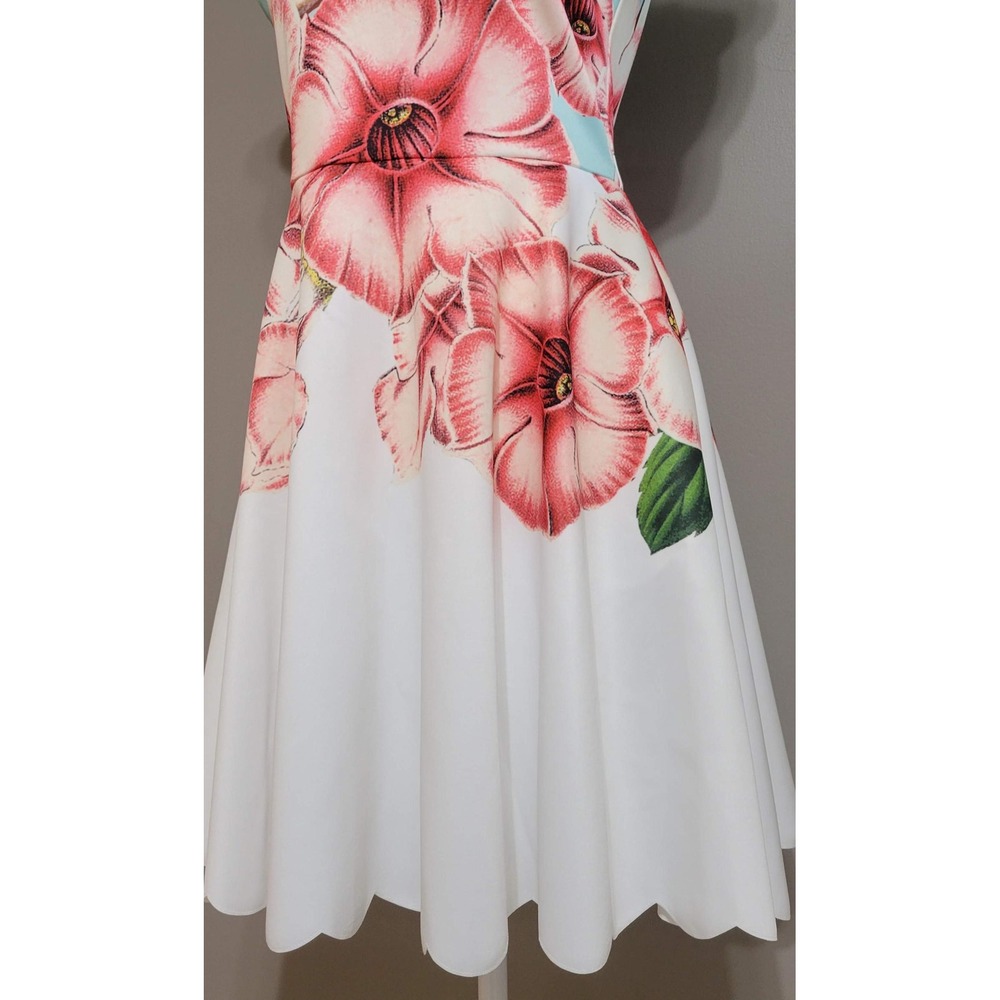 TED BAKER Fit & Flare Floral Dress - Picture 7 of 8